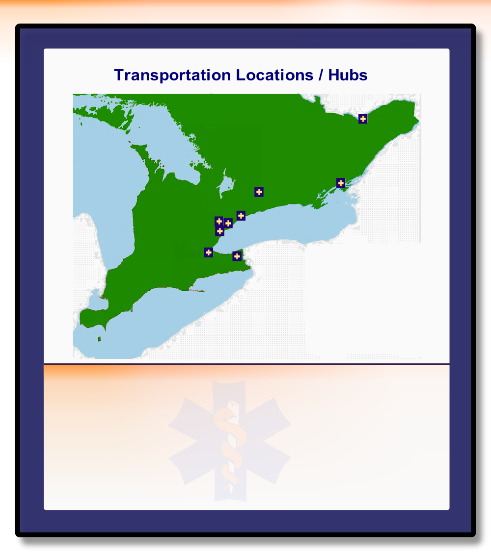 Locations Ontario Medical Transportation